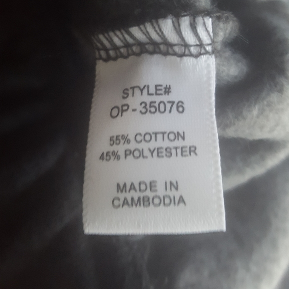 New 2 piece sweatshirt and sweatpants set charcoal dark gray balloon sleeve - Picture 8 of 9